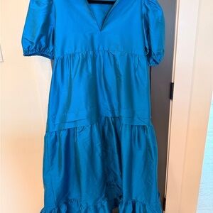 Anthropologie Elegant Blue Women's Casual Dress